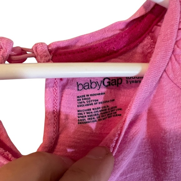 Baby Gap Girls Peacock T Shirt 3T Embroidered Boho Bird Colorful Keyhole Back - Picture 8 of 8